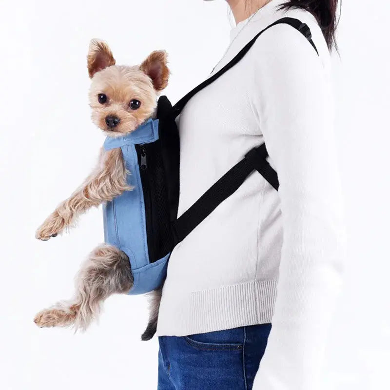 Denim Pet Dog Carrier Backpack Trusted Pet Products