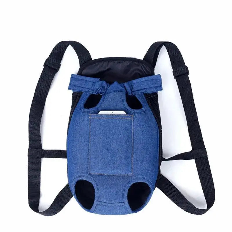 Denim Pet Dog Carrier Backpack - Trusted Pet Products