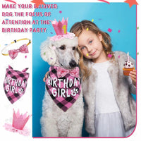 Dog Birthday Party Supplies Birthday Boy Girl Cake Bandana Triangle Scarf Clothes - Trusted Pet Products