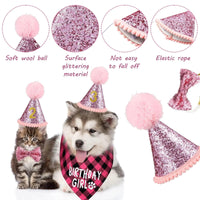 Dog Birthday Party Supplies Birthday Boy Girl Cake Bandana Triangle Scarf Clothes - Trusted Pet Products