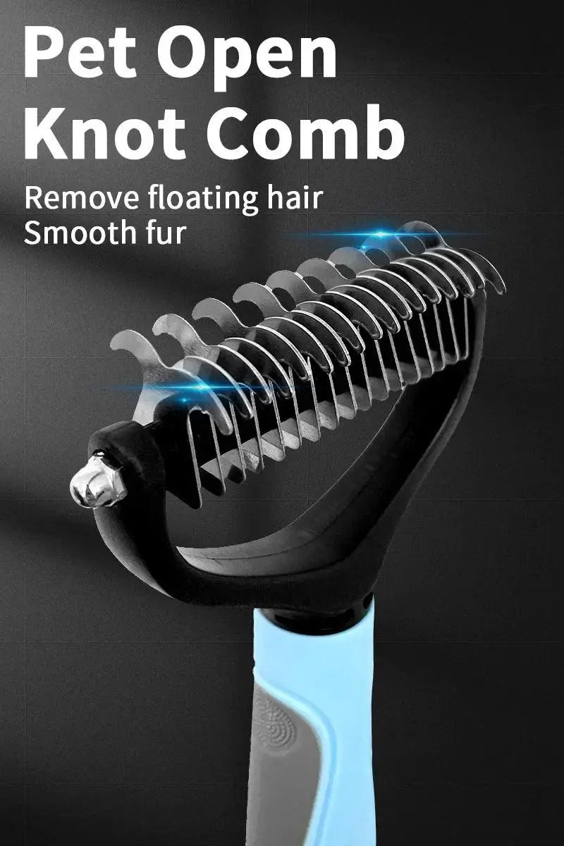 Dog Cat Hair Removal Comb Pet Long Hair Short Hair Pet Grooming Care Brush Trimming Dematting Brush Dog Pet Grooming Equipment - Trusted Pet Products