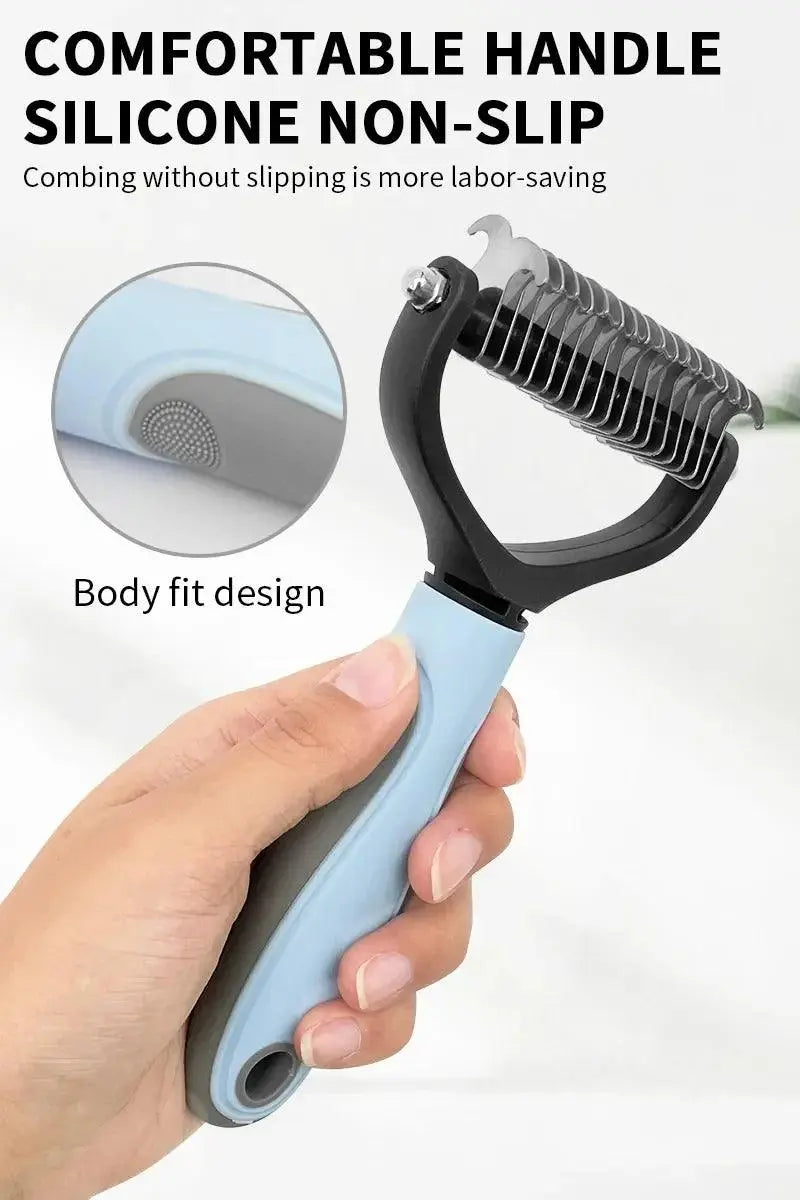 Dog Cat Hair Removal Comb Pet Long Hair Short Hair Pet Grooming Care Brush Trimming Dematting Brush Dog Pet Grooming Equipment - Trusted Pet Products