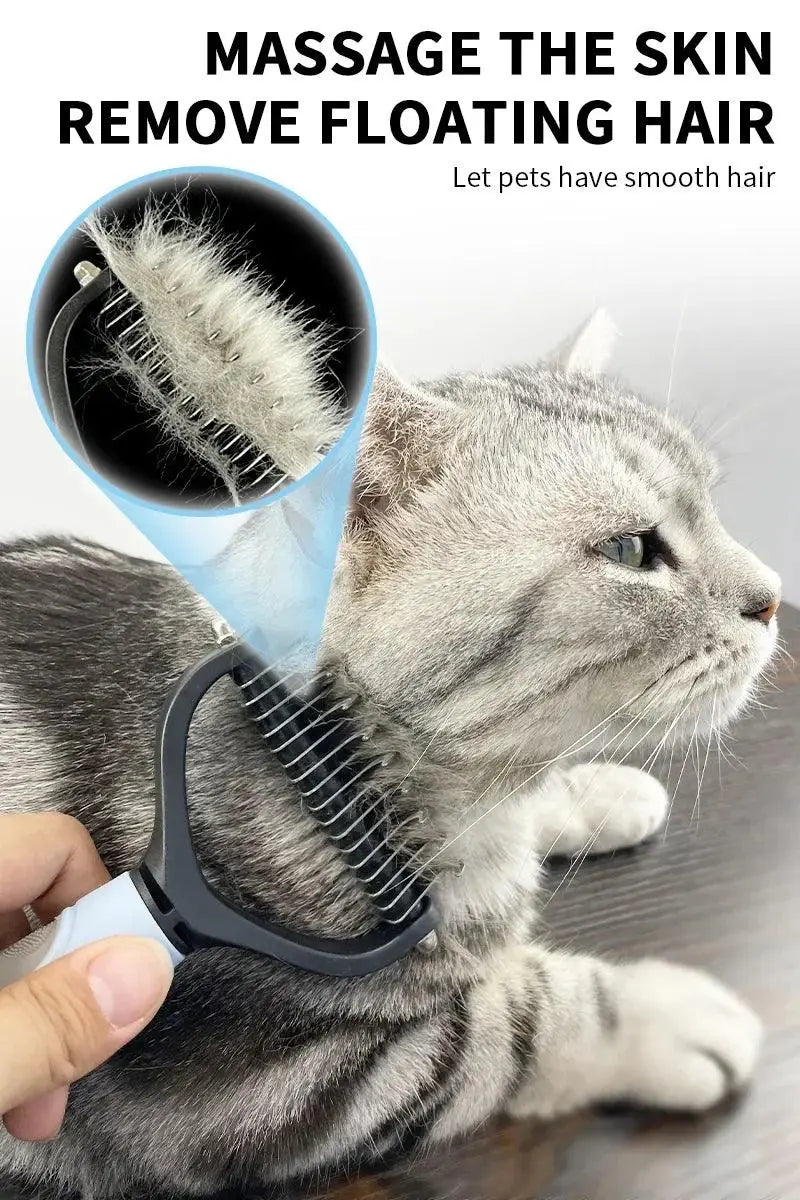 Dog Cat Hair Removal Comb Pet Long Hair Short Hair Pet Grooming Care Brush Trimming Dematting Brush Dog Pet Grooming Equipment - Trusted Pet Products