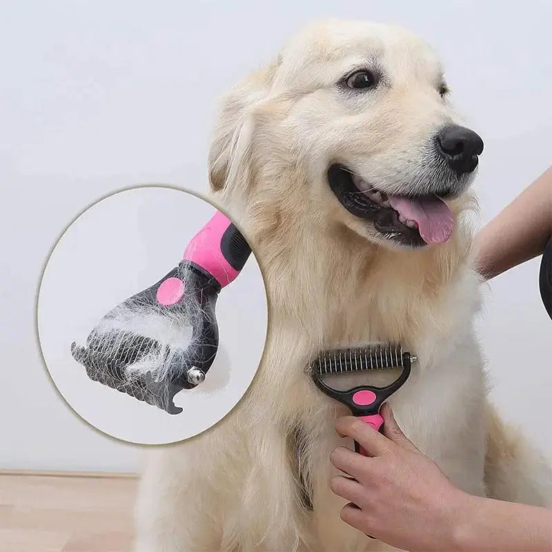 Dog Cat Hair Removal Comb Pet Long Hair Short Hair Pet Grooming Care Brush Trimming Dematting Brush Dog Pet Grooming Equipment - Trusted Pet Products