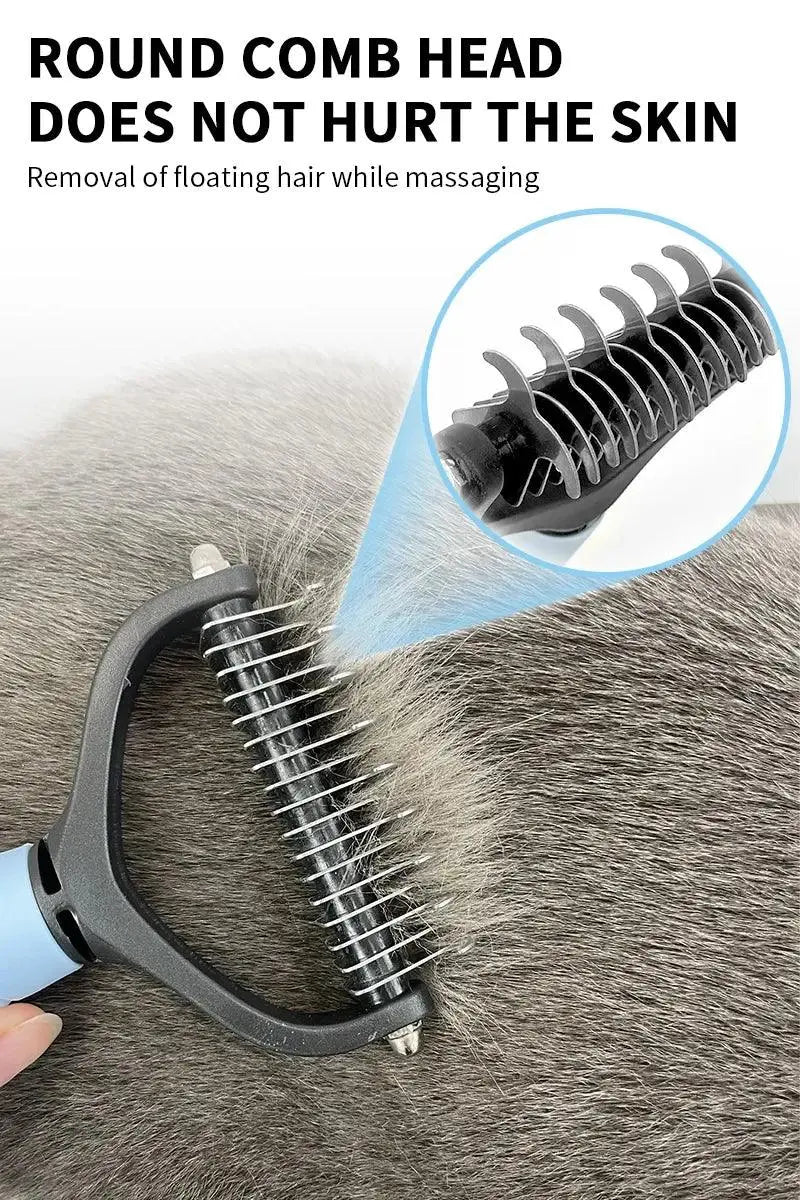 Dog Cat Hair Removal Comb Pet Long Hair Short Hair Pet Grooming Care Brush Trimming Dematting Brush Dog Pet Grooming Equipment - Trusted Pet Products