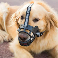 Dog Muzzle for Small Medium Large and X-Large Dogs Breathable Basket Muzzles - Trusted Pet Products