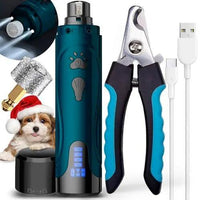 Dog Nail Grinder, Dog Nail Trimmers and Clippers Kit, - Trusted Pet Products