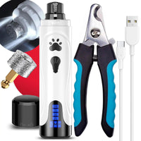 Dog Nail Grinder, Dog Nail Trimmers and Clippers Kit, - Trusted Pet Products