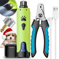 Dog Nail Grinder, Dog Nail Trimmers and Clippers Kit, - Trusted Pet Products