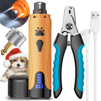 Dog Nail Grinder, Dog Nail Trimmers and Clippers Kit, - Trusted Pet Products