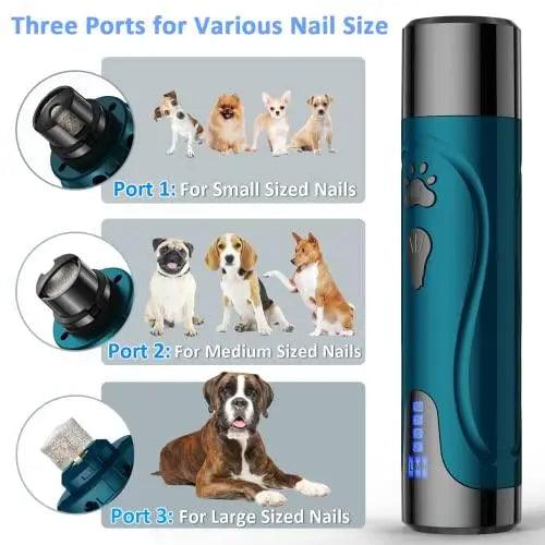 Dog Nail Grinder, Dog Nail Trimmers and Clippers Kit, - Trusted Pet Products