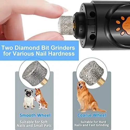 Dog Nail Grinder, Dog Nail Trimmers and Clippers Kit, - Trusted Pet Products