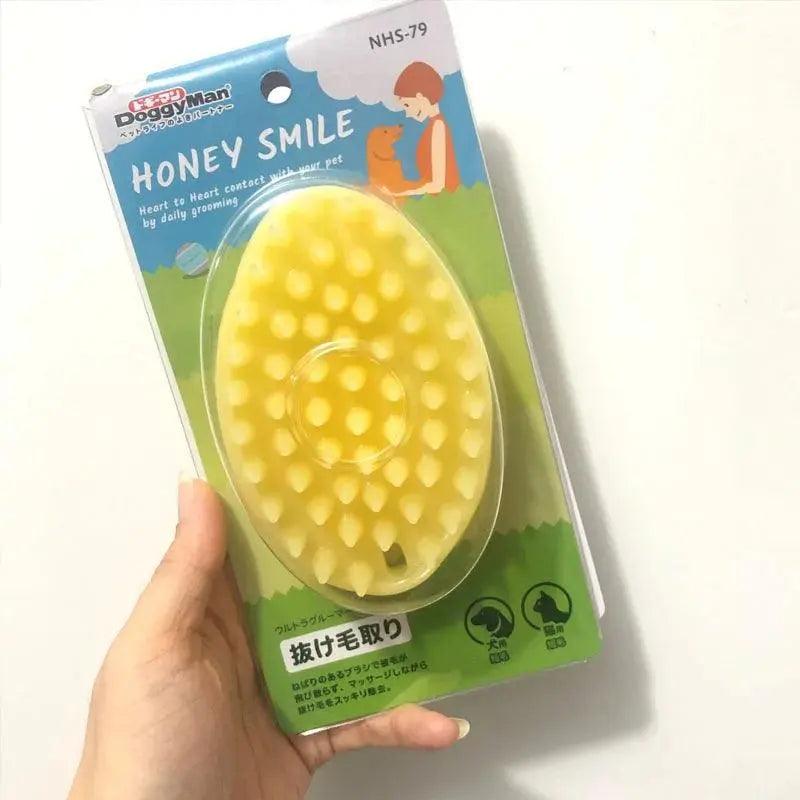 Dog Silicone Massage Brush with Gentle Bristles - Trusted Pet Products