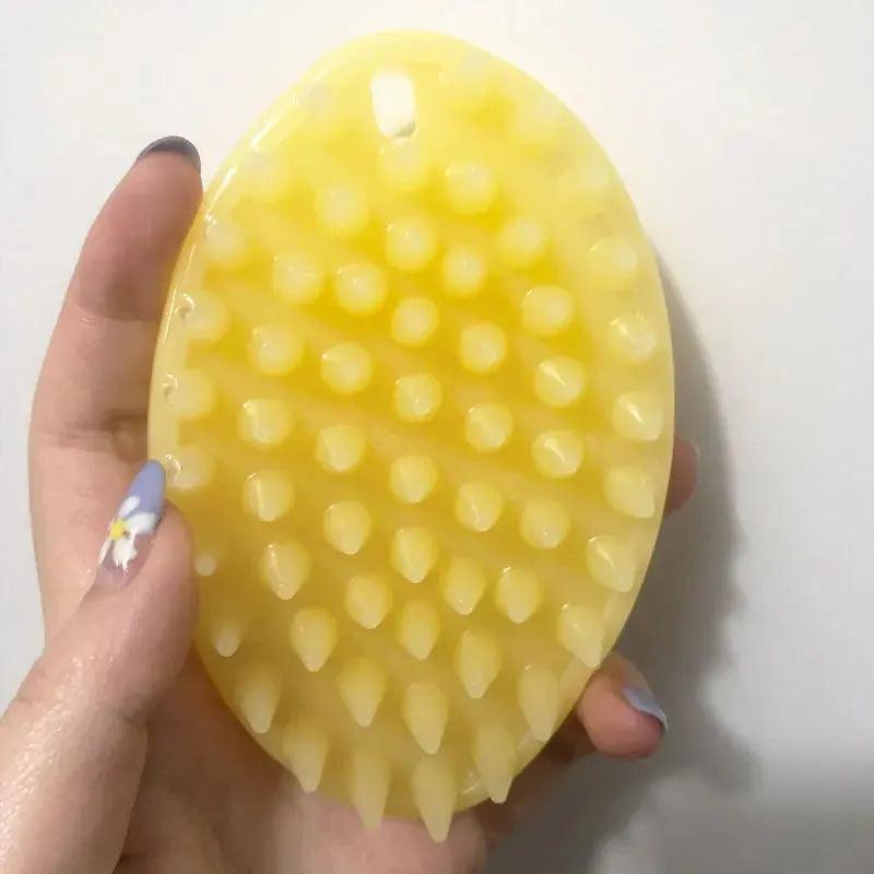 Dog Silicone Massage Brush with Gentle Bristles - Trusted Pet Products