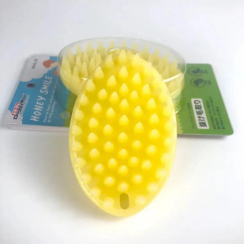 Dog Silicone Massage Brush with Gentle Bristles - Trusted Pet Products