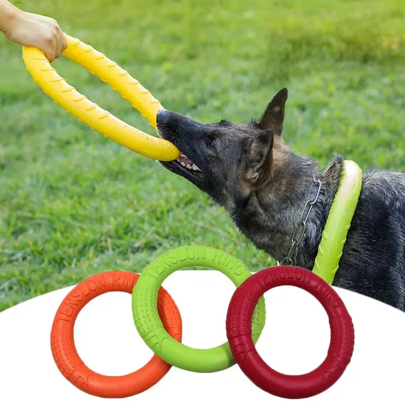 Dog Toys Pet Flying Disk Training Ring Puller Trusted Pet Products