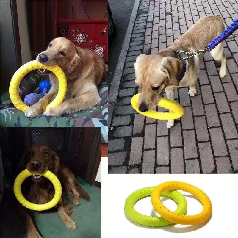 Dog Toys Pet Flying Disk Training Ring Puller Trusted Pet Products