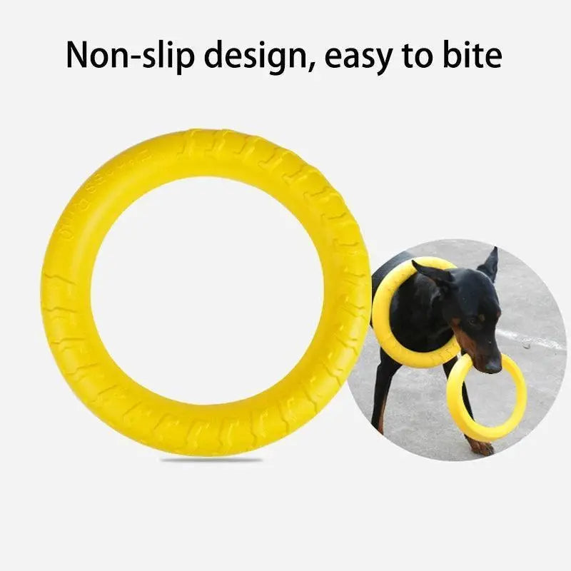 Dog Toys Pet Flying Disk Training Ring Puller - Trusted Pet Products