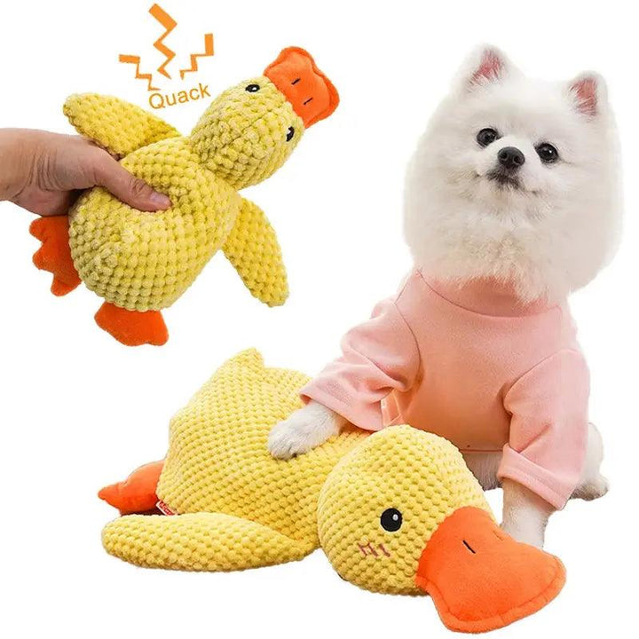 Duck Shape Quacking Chewable Dog Toy - Trusted Pet Products