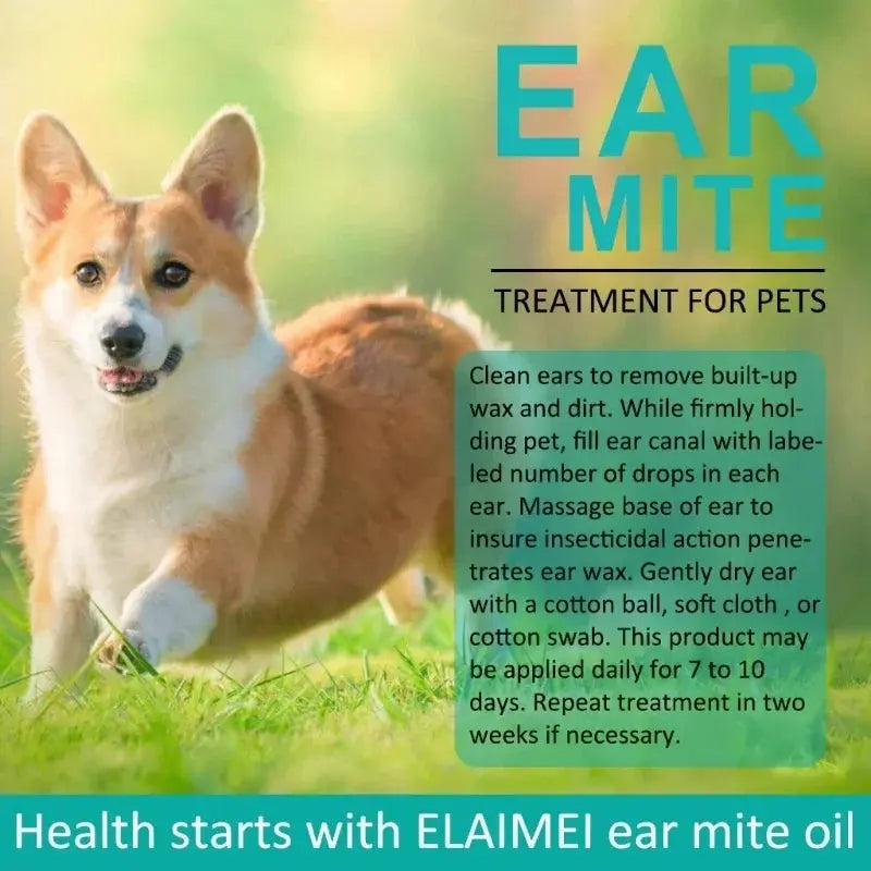 Ear Mite Treatment Oil for Dogs Trusted Pet Products