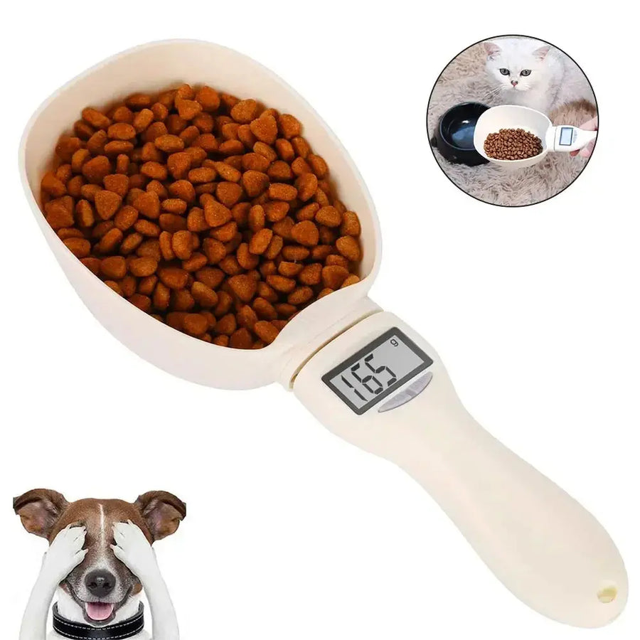 Electronic Digital Pet Food Measuring Spoon Food Scale with LED Display Trusted Pet Products