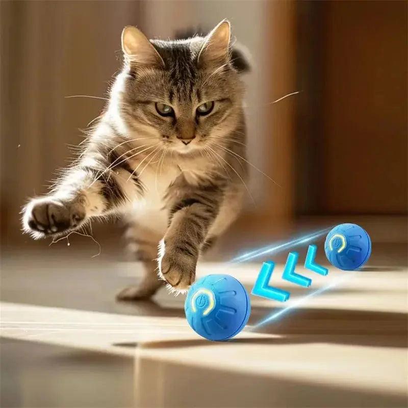 Electronic Interactive Moving Ball Pet Toy - Trusted Pet Products