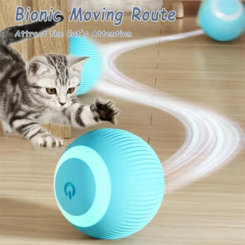 Electronic Interactive Moving Ball Pet Toy - Trusted Pet Products