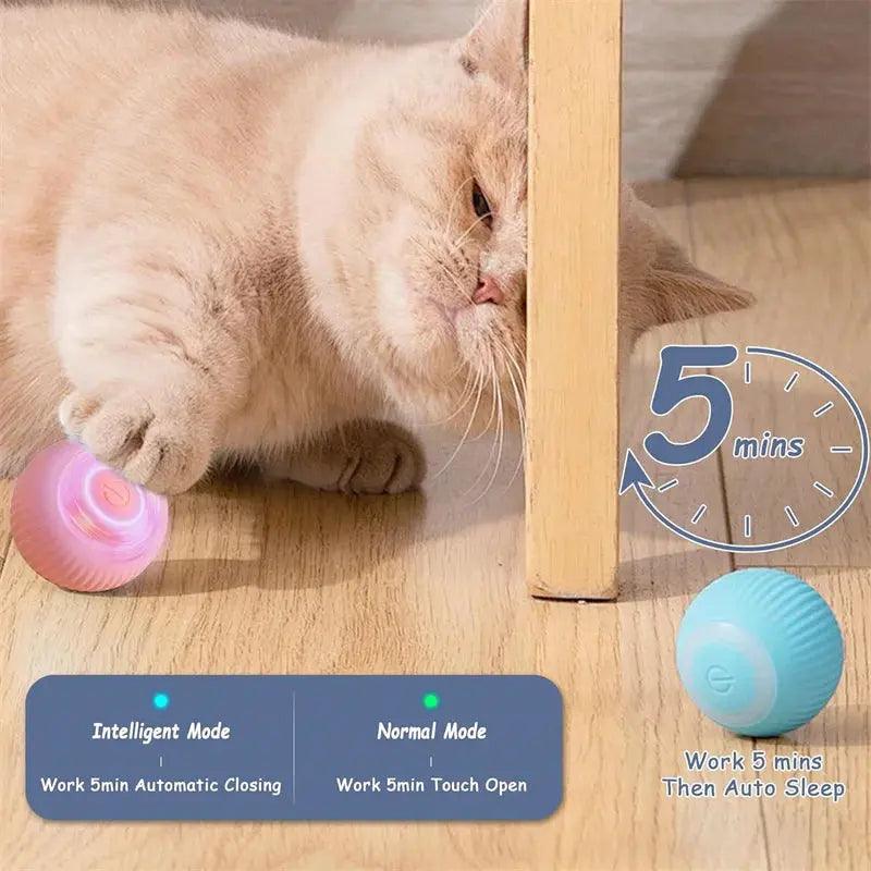 Electronic Interactive Moving Ball Pet Toy - Trusted Pet Products