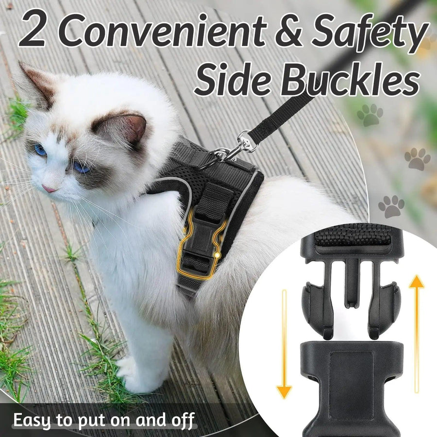 Escape Proof Cat Harness with Leash - Rabbitgoo - Trusted Pet Products