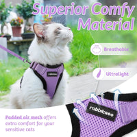 Escape Proof Cat Harness with Leash - Rabbitgoo My Store