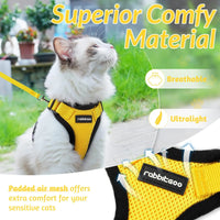 Escape Proof Cat Harness with Leash - Rabbitgoo My Store