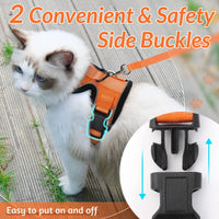 Escape Proof Cat Harness with Leash - Rabbitgoo My Store