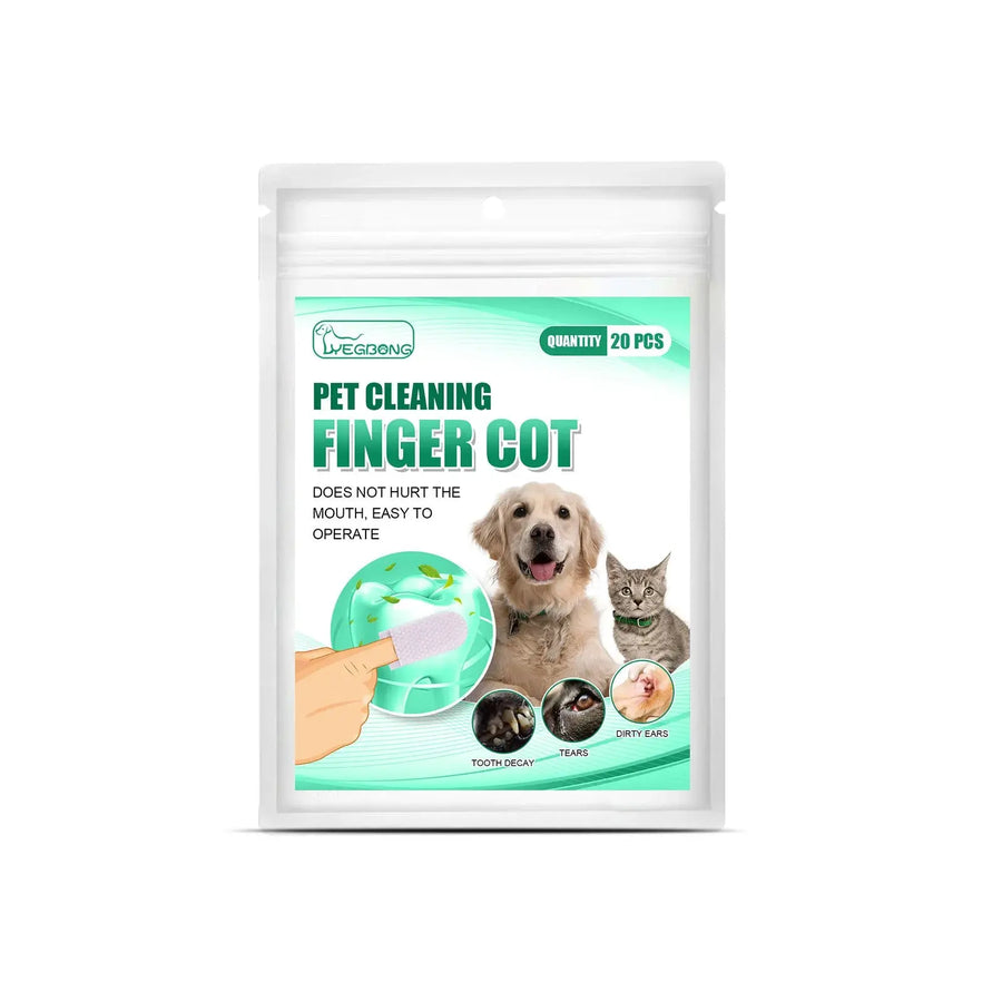 Finger Wipes Disposable Wet Towels for Teeth Ear Eyes Trusted Pet Products