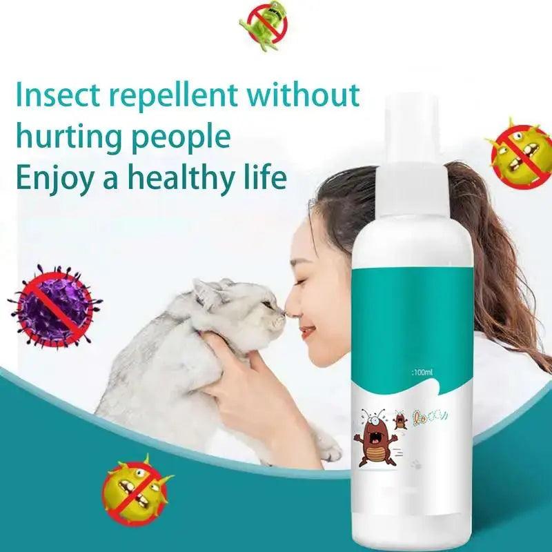 Fleas Lice Expel Treatments Spray Quick And Handy 100ml - Trusted Pet Products