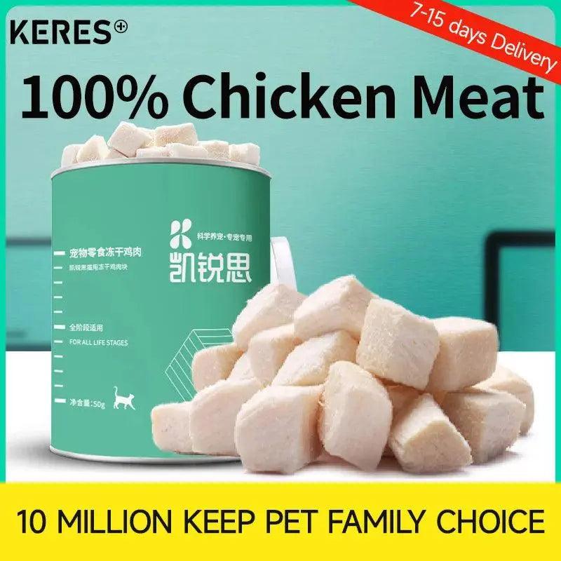 Freeze-Dried Chicken Cat Treats, 50g - Trusted Pet Products