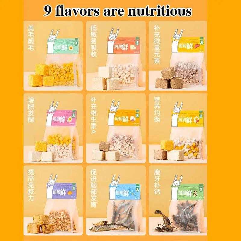 Freeze-Dried Egg Yolk Cat Snacks - 100g - Trusted Pet Products