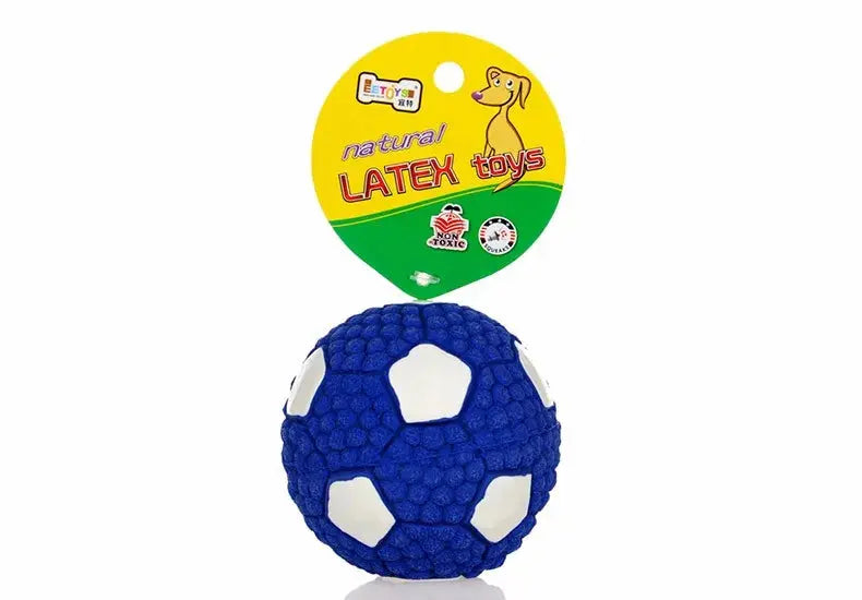 HOOPET Pet Dog Toy Balls Squeak Puppy Toys Interesting Tennis Football Tooth Cleaning Toys for Dogs - Trusted Pet Products