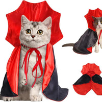 Halloween Pet Cape Costume Cat Vampire Cloak Cat Wizard Outfit Pet Witch Cosplay Apparel Halloween - Trusted Pet Products