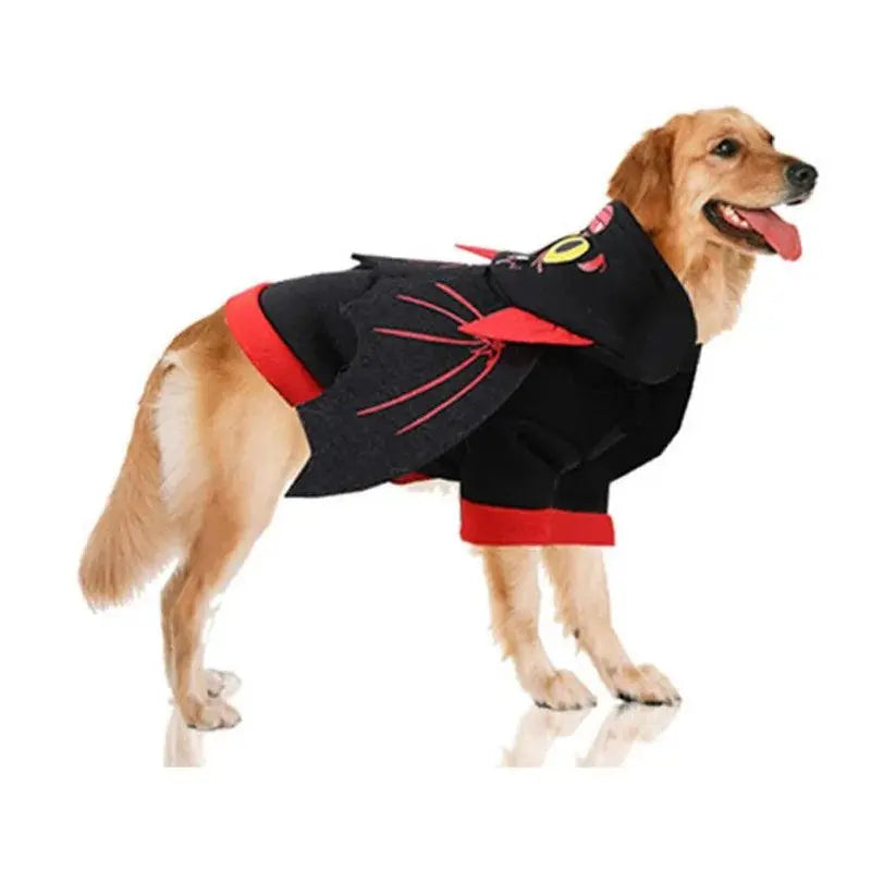 Halloween Pet Hooded Coat Personality Cosplay Pets Christmas Party Costume Two Legged Bodyguard Bat Wing Suit For Dogs Cats - Trusted Pet Products