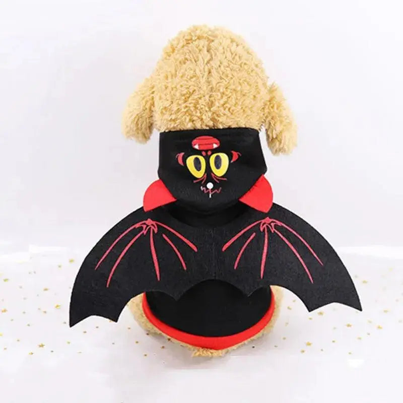 Halloween Pet Hooded Coat Personality Cosplay Pets Christmas Party Costume Two Legged Bodyguard Bat Wing Suit For Dogs Cats - Trusted Pet Products