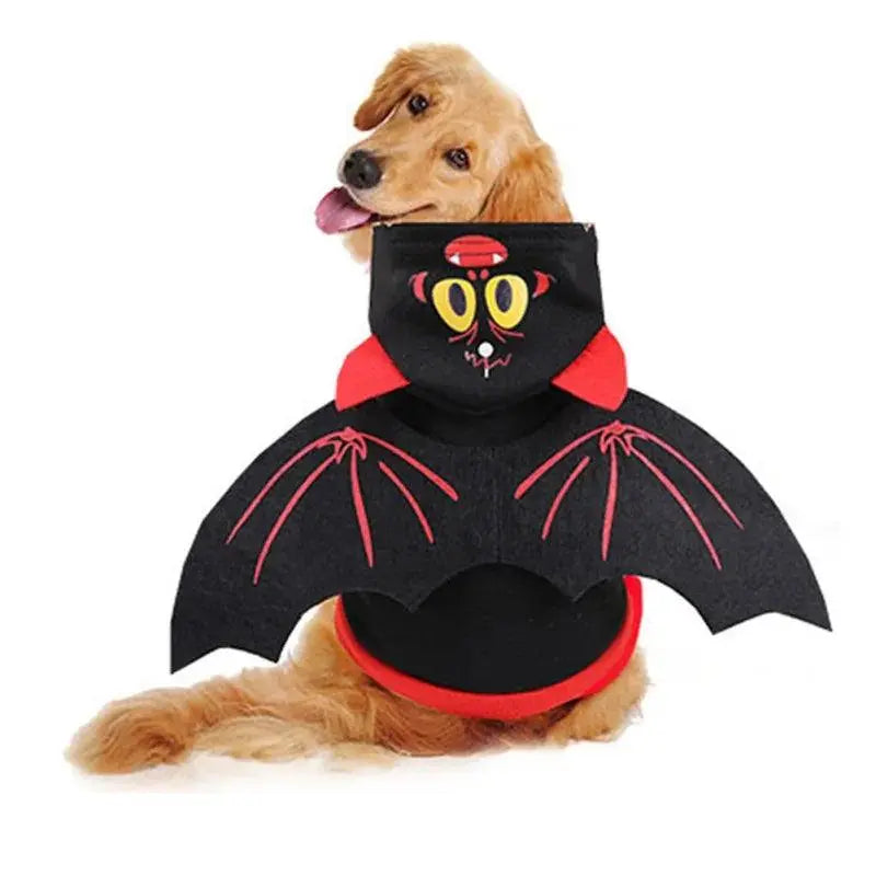 Halloween Pet Hooded Coat Personality Cosplay Pets Christmas Party Costume Two Legged Bodyguard Bat Wing Suit For Dogs Cats - Trusted Pet Products