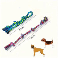 Heavy-Duty Rope Knot Dog Toys For Large Breeds Dental Health Chew And Interactive Tug Of War Play Pet Supplies - Trusted Pet Products