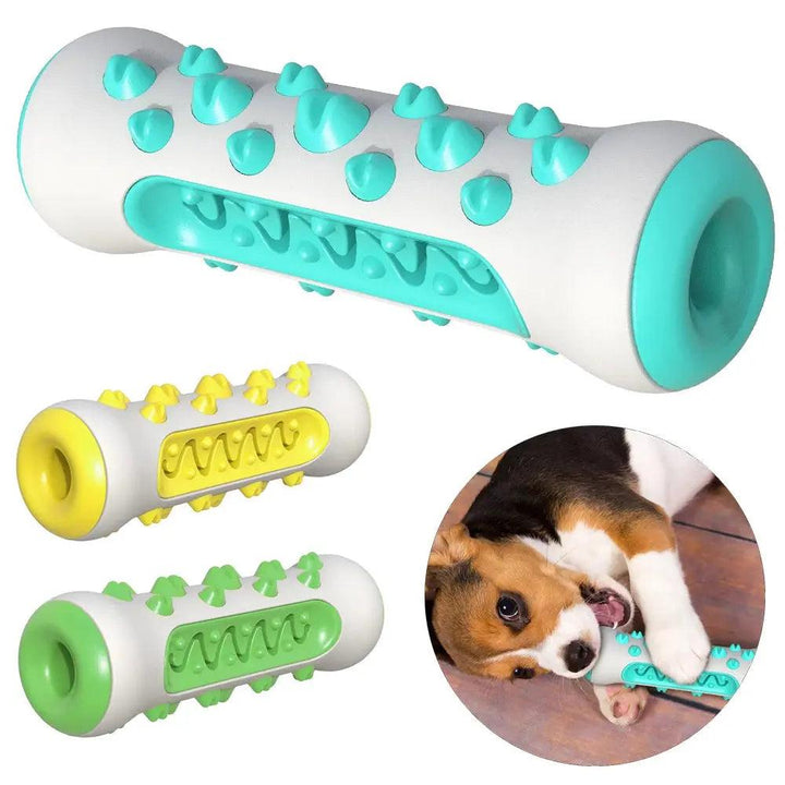 Interactive Bite Resistant Pet Toothbrush Stick Dog Toy - Trusted Pet Products