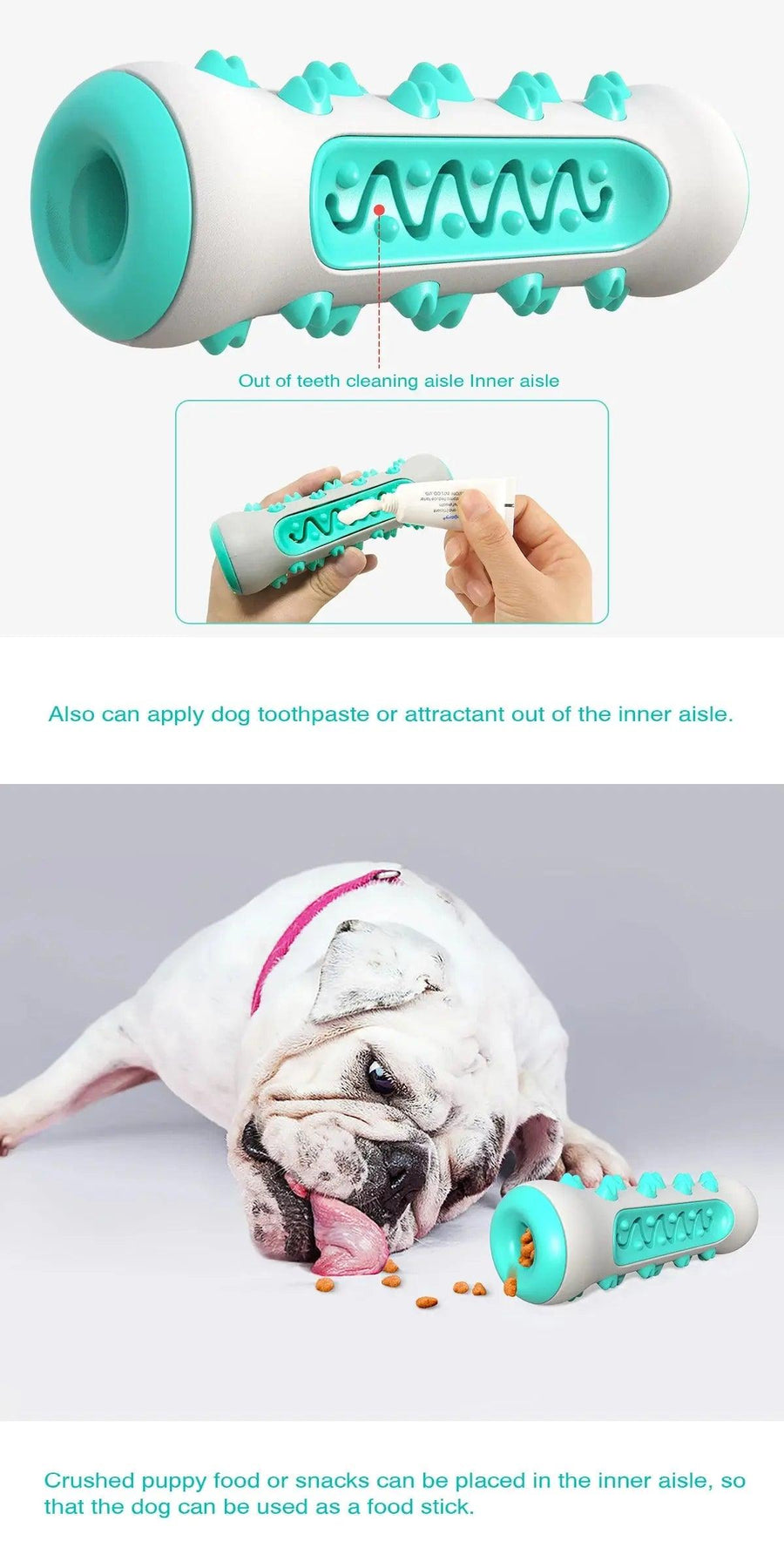 Interactive Bite Resistant Pet Toothbrush Stick Dog Toy - Trusted Pet Products