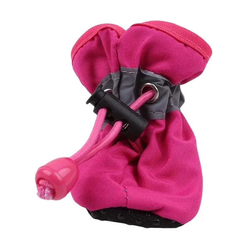 New 4pcs Waterproof Pet Dog Shoes Anti-slip Rain Snow Boot Thick Warm For  Small Cats Dogs Puppy Dog Socks Booties - Trusted Pet Products