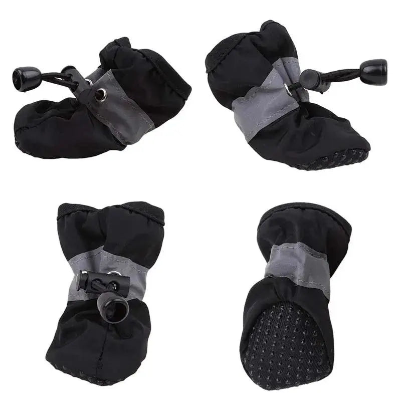 New 4pcs Waterproof Pet Dog Shoes Anti-slip Rain Snow Boot Thick Warm For  Small Cats Dogs Puppy Dog Socks Booties - Trusted Pet Products