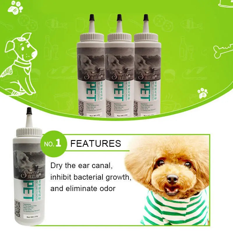 Painless Hair Removal Pet Ear Powder Trusted Pet Products