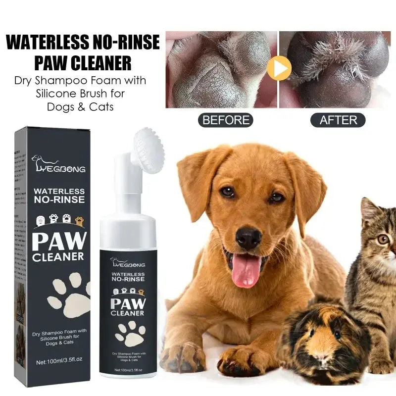 Paw Cleaner Fragrance-free Formulawith Coconut Oil Gentian Root Glycerin Trusted Pet Products