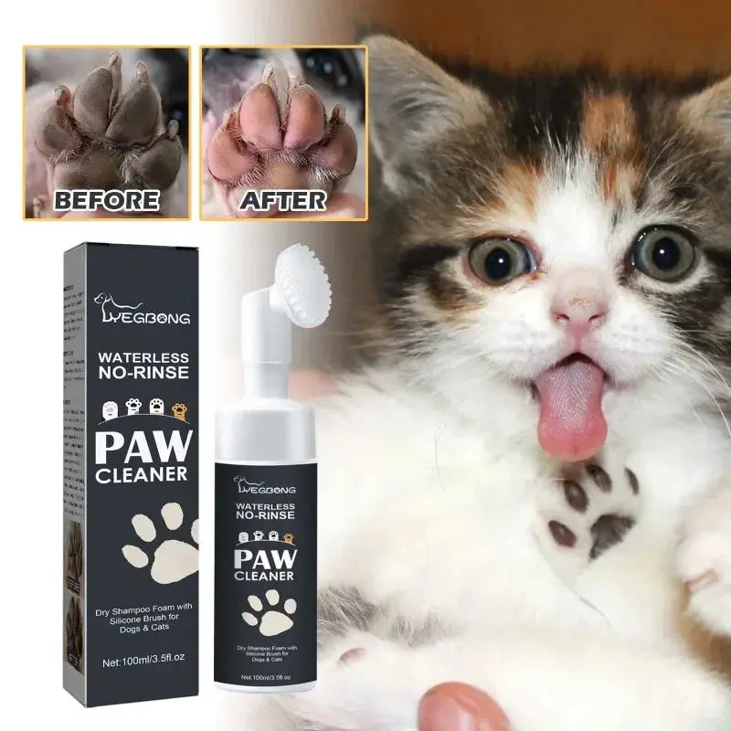 Paw Cleaner Fragrance-free Formulawith Coconut Oil Gentian Root Glycerin Trusted Pet Products