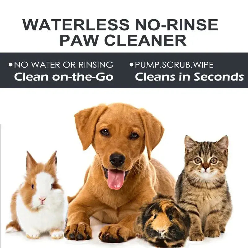 Paw Cleaner Fragrance-free Formulawith Coconut Oil Gentian Root Glycerin Trusted Pet Products